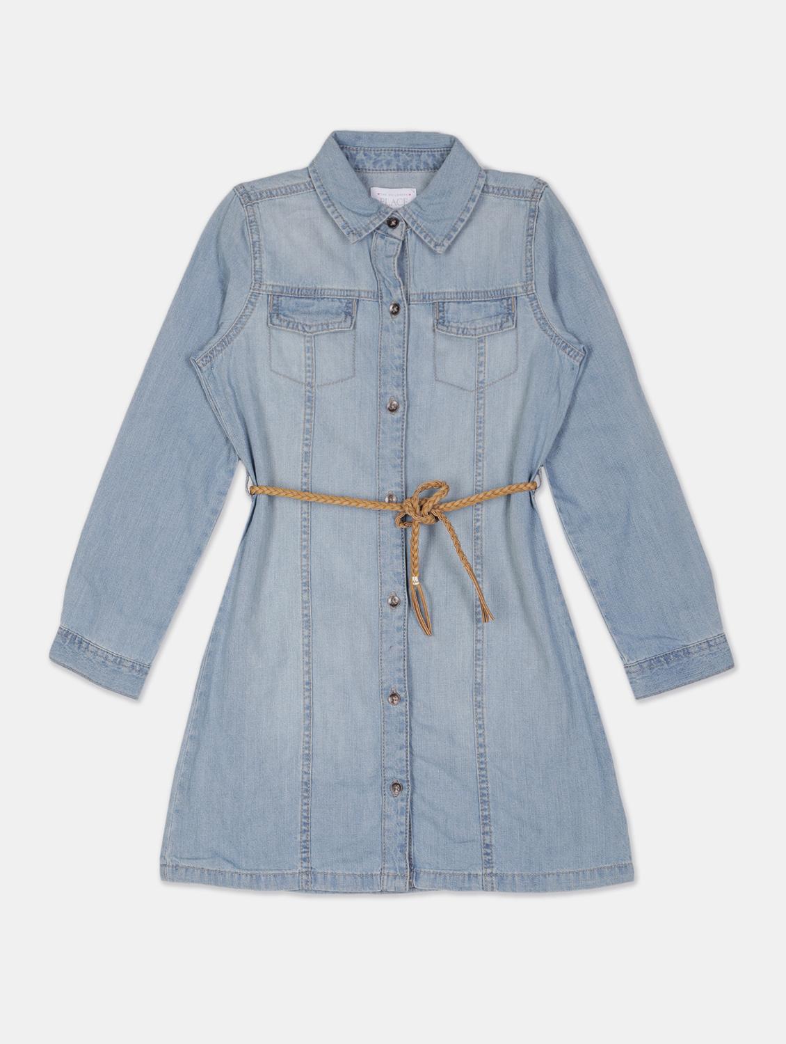 blue cotton frock - 17685116 - Zoom Image - 1