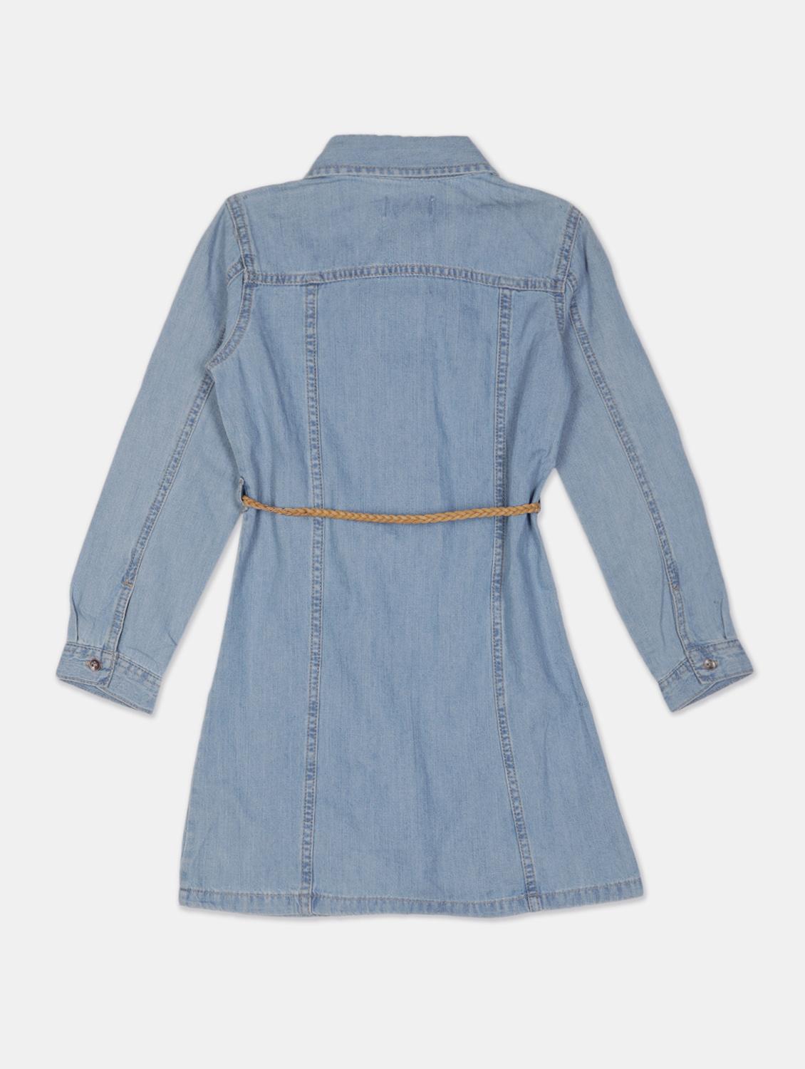 blue cotton frock - 17685116 - Zoom Image - 2