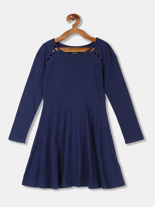 blue cotton frock - 17685124 - Standard Image - 1