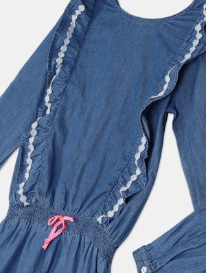 blue cotton frock - 17685126 - Standard Image - 3