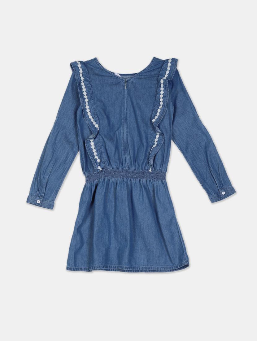 blue cotton frock - 17685126 - Zoom Image - 2