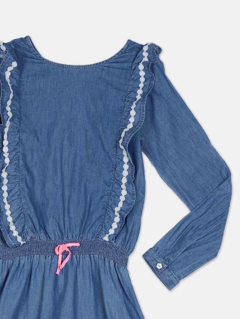 blue cotton frock - 17685126 - Zoom Image - 4