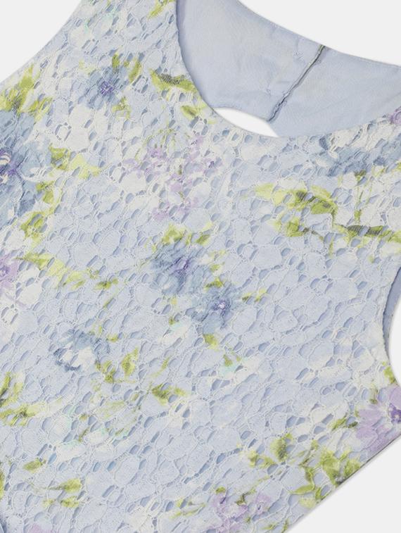 blue cotton frock - 17685130 - Zoom Image - 4