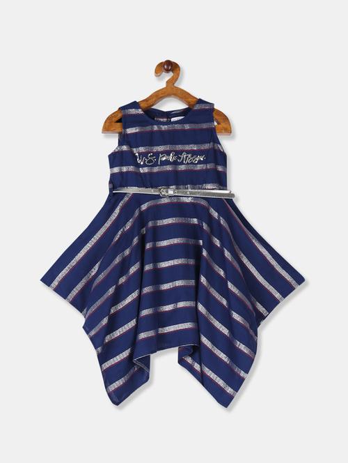 blue striped frock - 17685134 - Standard Image - 1