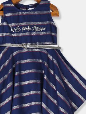 blue striped frock - 17685134 - Standard Image - 3