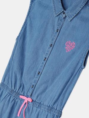 blue cotton frock - 17685135 - Standard Image - 4