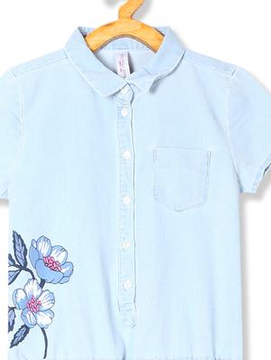 blue cotton frock - 17685137 - Standard Image - 3