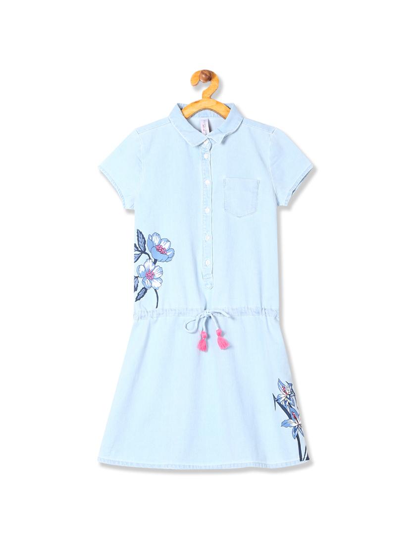 blue cotton frock - 17685137 - Zoom Image - 1