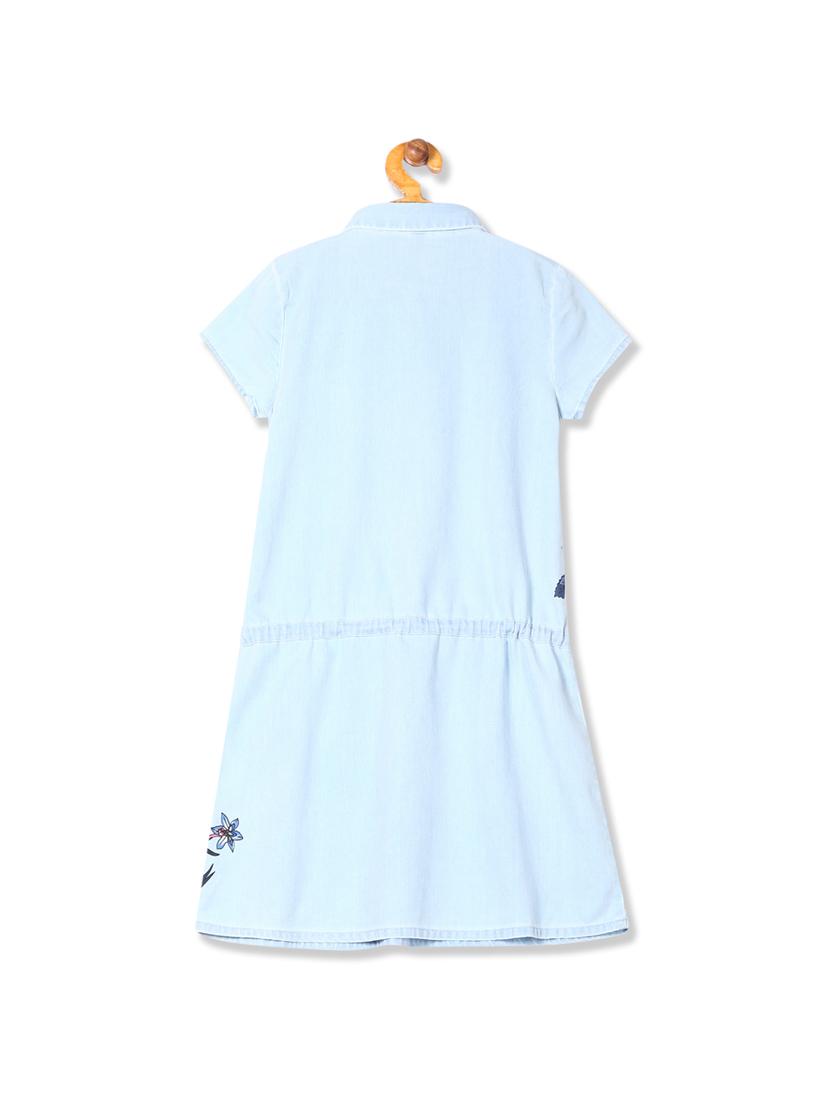 blue cotton frock - 17685137 - Zoom Image - 2