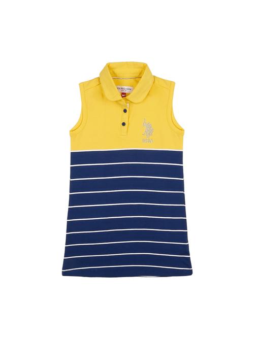 yellow cotton frock - 17685142 - Standard Image - 1