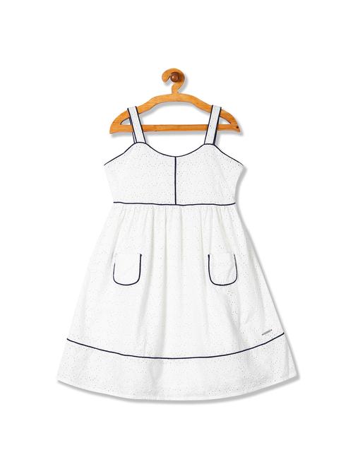 white cotton frock - 17685146 - Standard Image - 1
