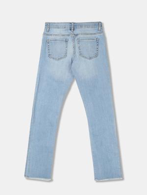 blue patch work denim jeans - 17685199 - Standard Image - 2