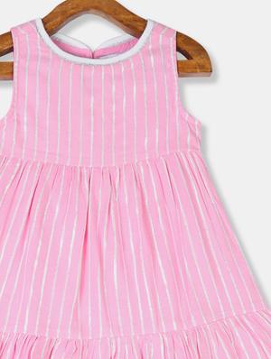 pink striped frock - 17685223 - Standard Image - 3