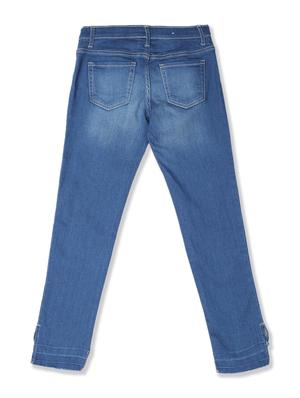 blue cotton blend distressed jean - 17685236 - Standard Image - 2