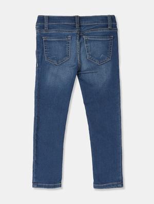 blue cotton blend washed jean - 17685239 - Standard Image - 2