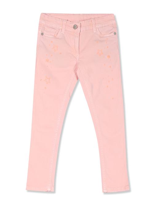 pink denim plain jean - 17685318 - Standard Image - 1