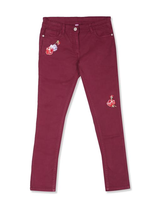 red denim washed jean - 17685329 - Standard Image - 1