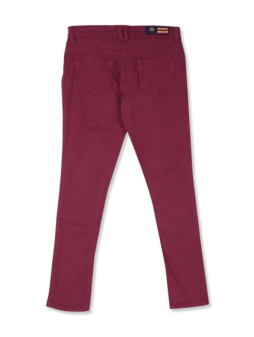 red denim washed jean - 17685329 - Zoom Image - 2