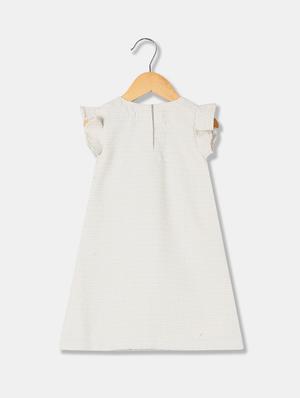 white polyester frock - 17685345 - Standard Image - 2