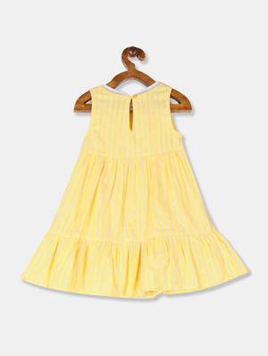 yellow cotton frock - 17685385 - Standard Image - 2