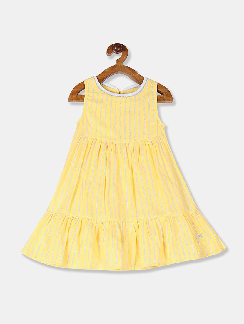 yellow cotton frock - 17685385 - Zoom Image - 1