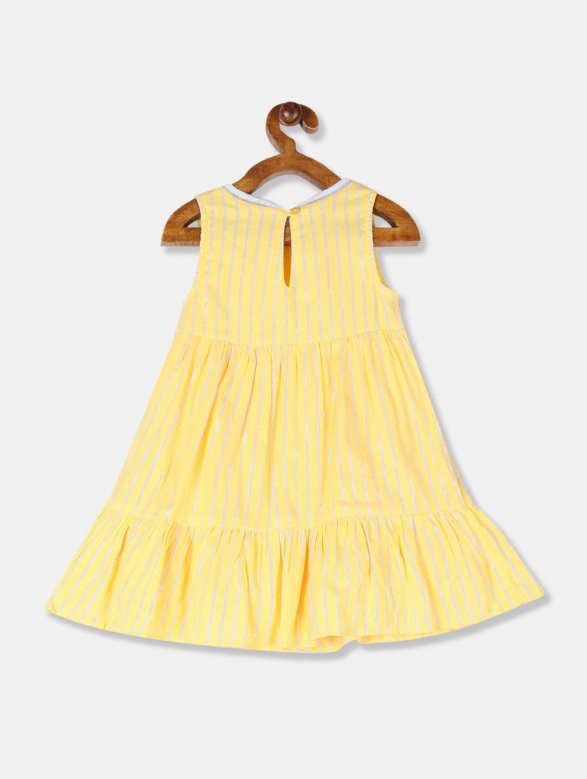 yellow cotton frock - 17685385 - Zoom Image - 2