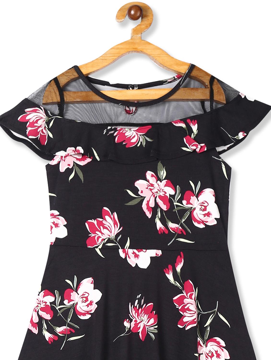 black floral frock - 17685594 - Zoom Image - 3