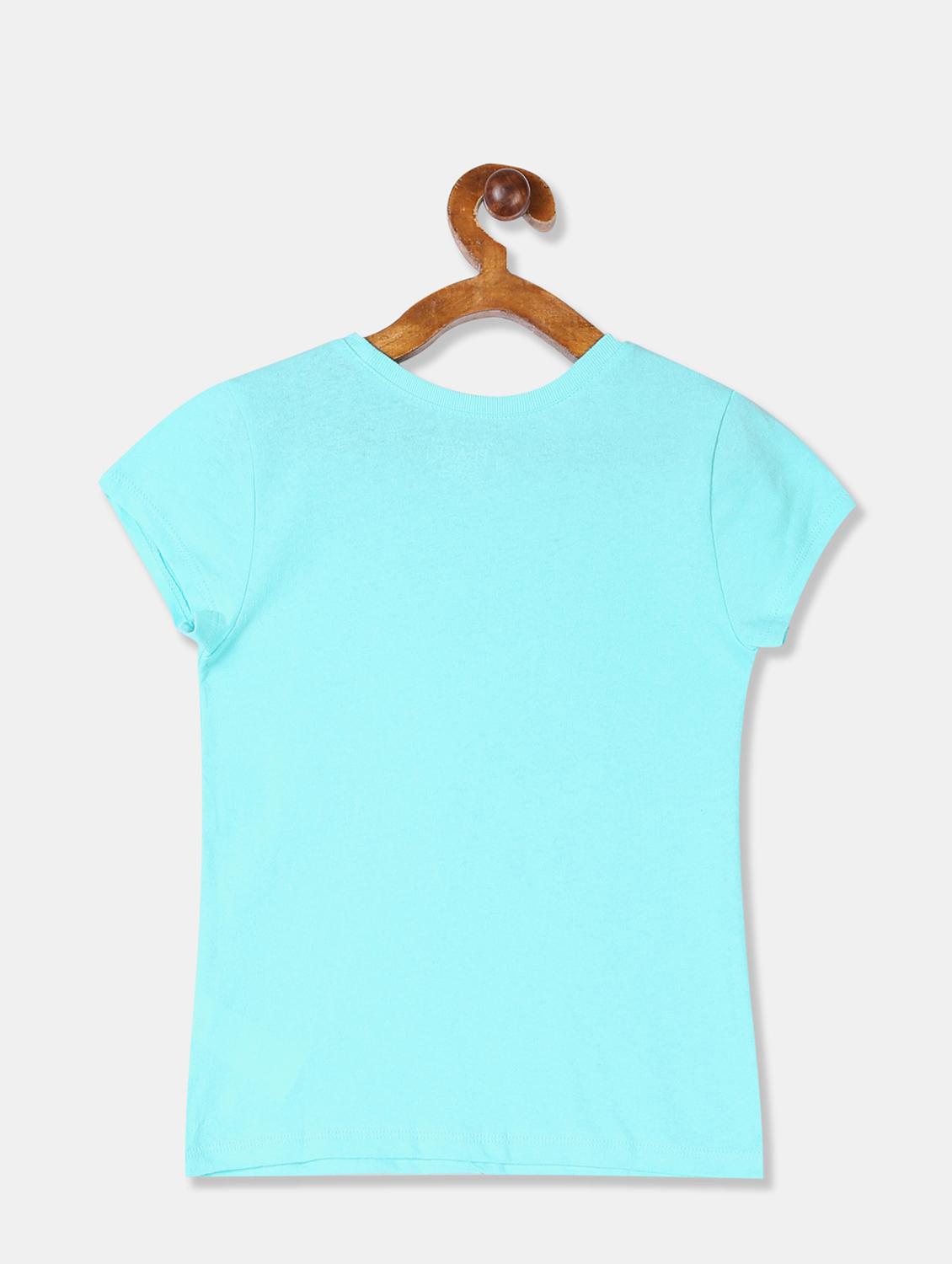 blue cotton graphic tee - 17686284 - Zoom Image - 2