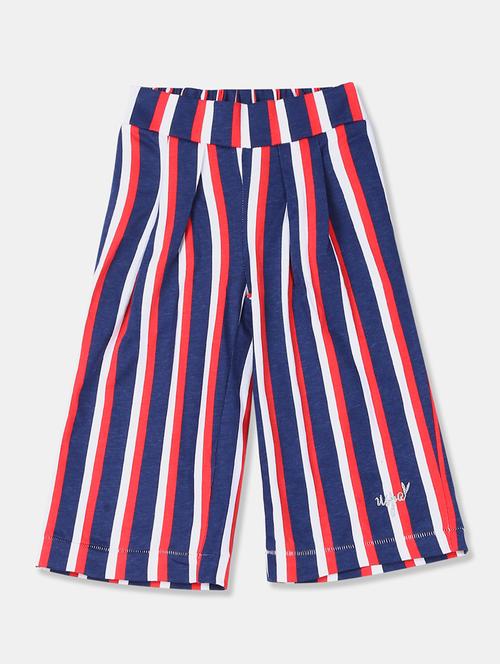 blue cotton casual trouser - 17686587 - Standard Image - 1