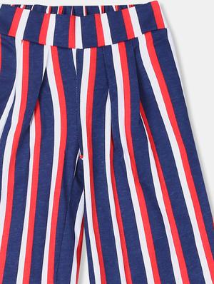 blue cotton casual trouser - 17686587 - Standard Image - 3