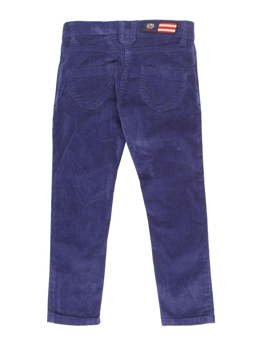blue cotton casual trouser - 17686597 - Zoom Image - 2