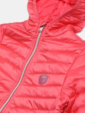 pink polyester regular jackets - 17686646 - Standard Image - 4