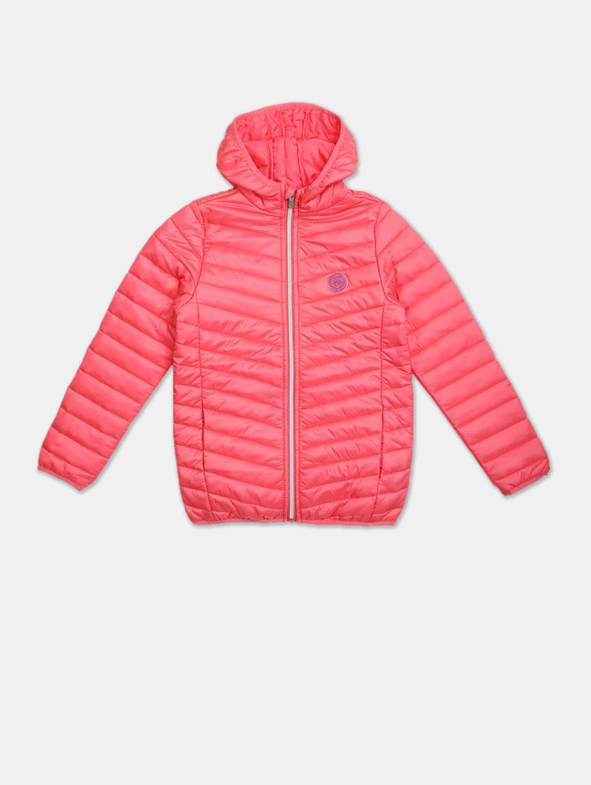 pink polyester regular jackets - 17686646 - Zoom Image - 1