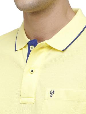 yellow solid pocket t-shirt - 17686955 - Standard Image - 5