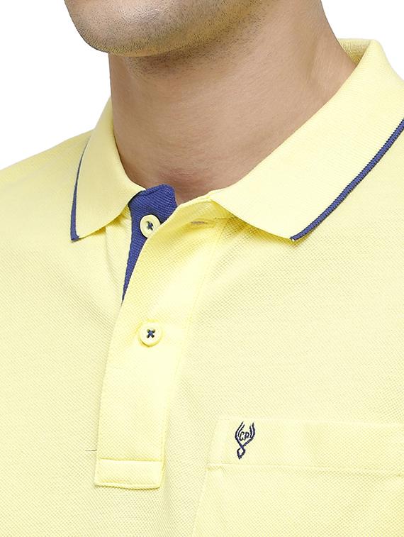 yellow solid pocket t-shirt - 17686955 - Zoom Image - 5
