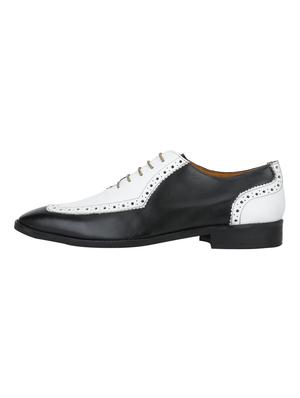 white leather laceup brouges - 17686987 - Standard Image - 3