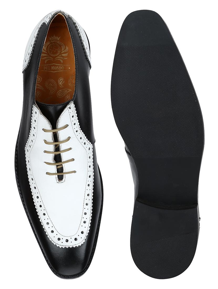 white leather laceup brouges - 17686987 - Zoom Image - 4