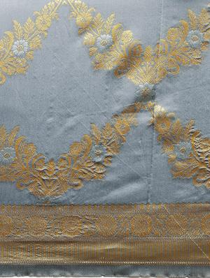 jacquard banarasi saree with blouse - 17687307 - Standard Image - 5