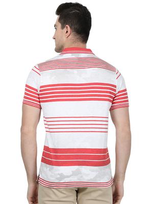 white striped polo t-shirt - 17687408 - Standard Image - 3