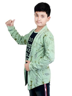 green printed t-shirt - 17687508 - Standard Image - 2