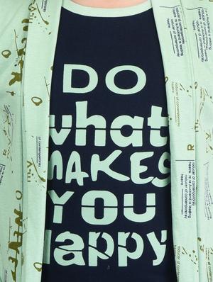 green printed t-shirt - 17687508 - Standard Image - 5