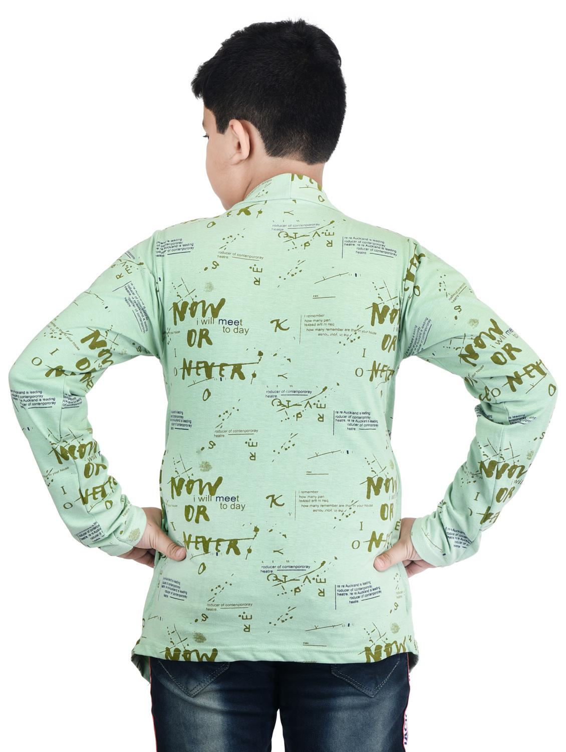 green printed t-shirt - 17687508 - Zoom Image - 3