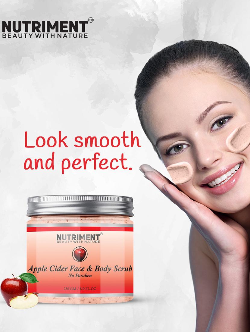 nutriment applecidar scrub,250gram suitable for all skin types - 17688565 - Zoom Image - 4
