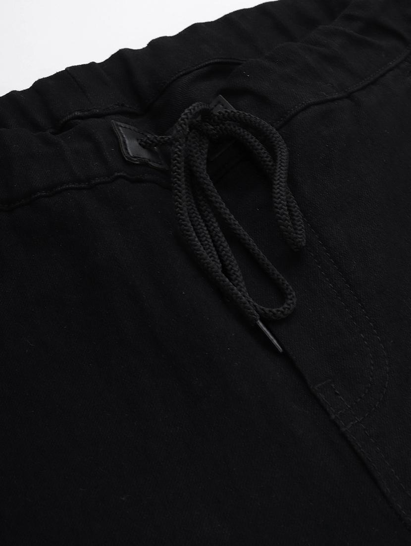 mi black printed joggers - 17688620 - Zoom Image - 5