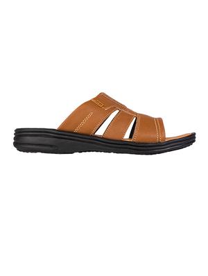brown synthetic & mesh slip on sandals - 17688933 - Standard Image - 2