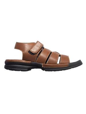 brown synthetic & mesh slip on sandals - 17688938 - Standard Image - 2