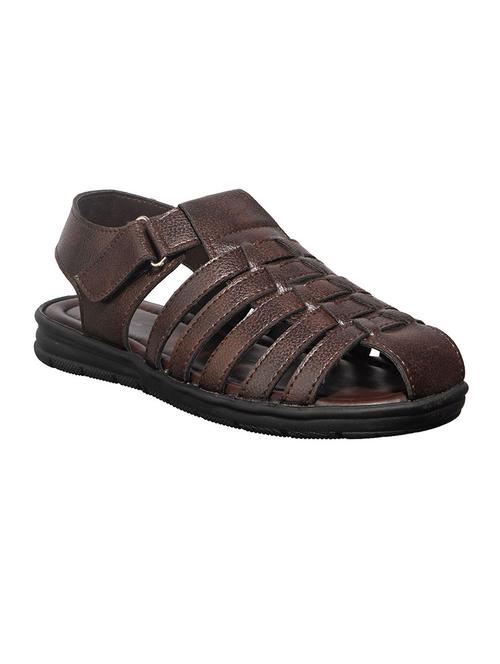 brown back strap sandal - 17688951 - Standard Image - 1