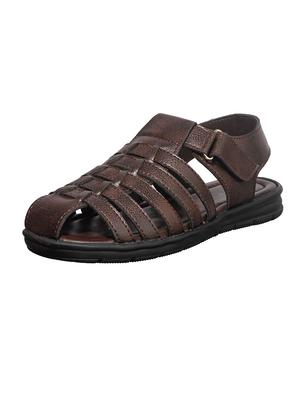 brown back strap sandal - 17688951 - Standard Image - 2