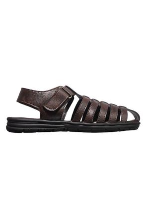 brown back strap sandal - 17688951 - Standard Image - 3
