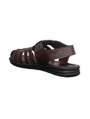 brown back strap sandal - 17688951 - Standard Image - 5
